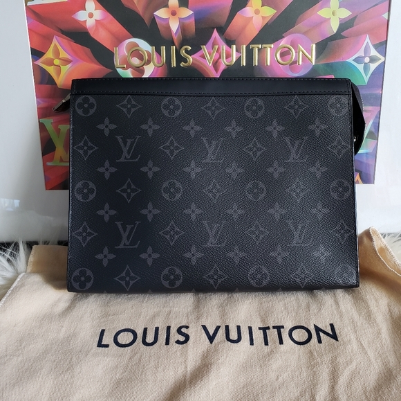 Louis Vuitton Pochette Voyage Eclipse 🌑w/ Insert - Picture 12 of 12